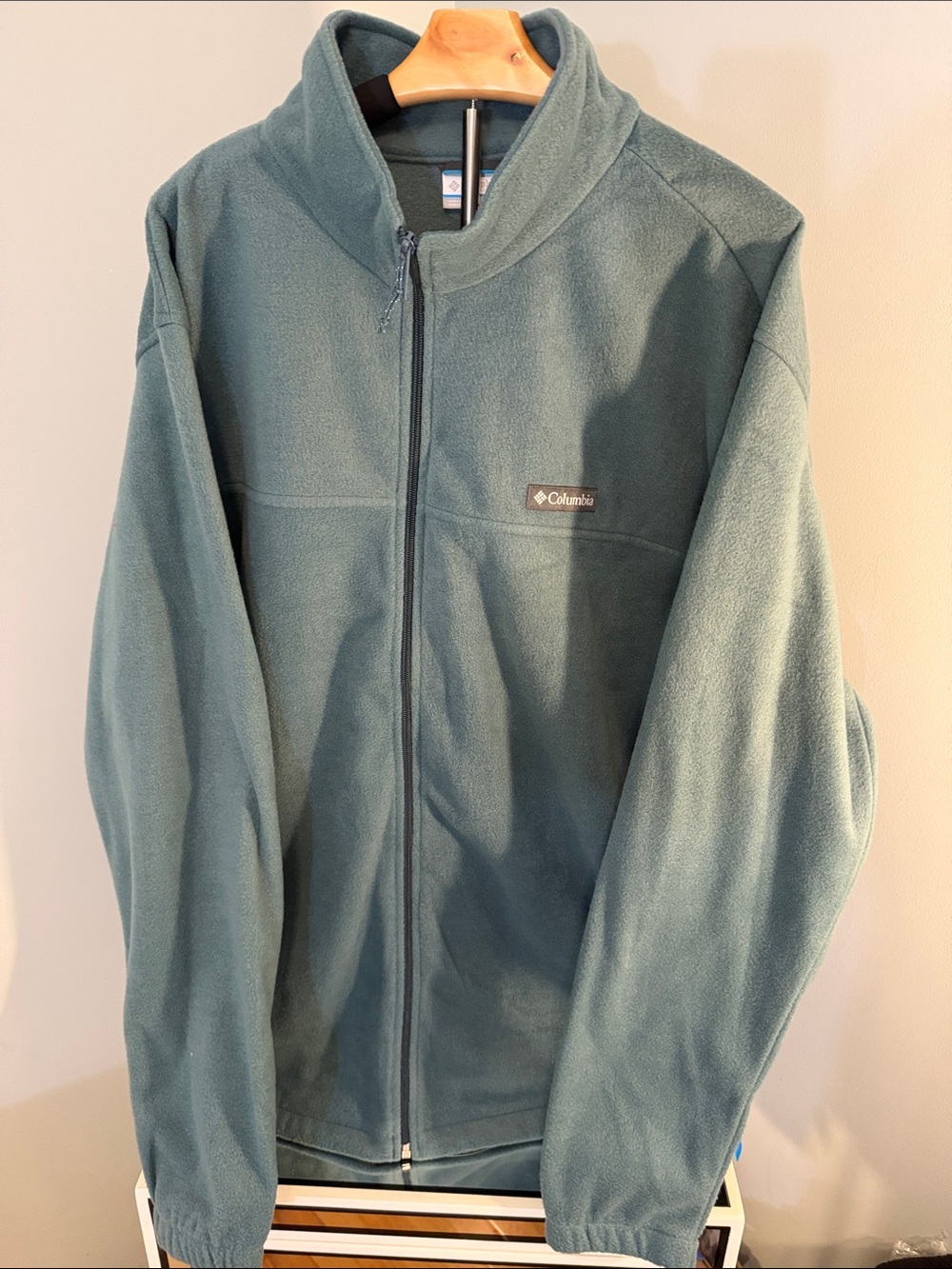 Columbia Men's Fleece Full-Zip Jacket Men’s Steens Mountain 2.0 Full soft Green